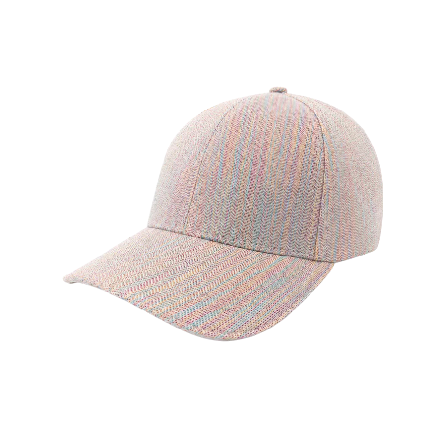 Boné Feminino Premium Lurex Pérola Holográfico Guepard Aba Curva