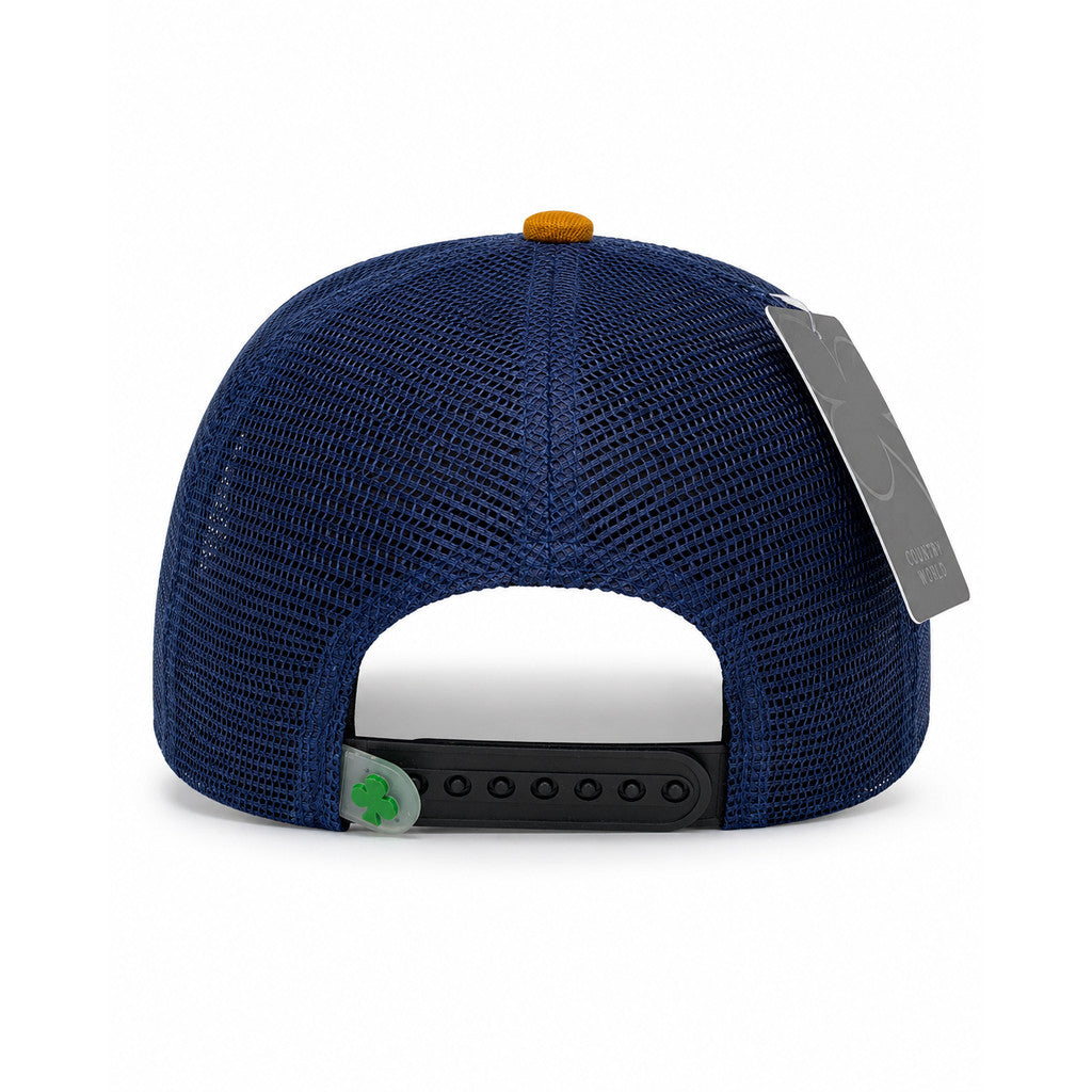Boné Era Mato Trucker Aba Curva Telinha Patch Couro Trevo