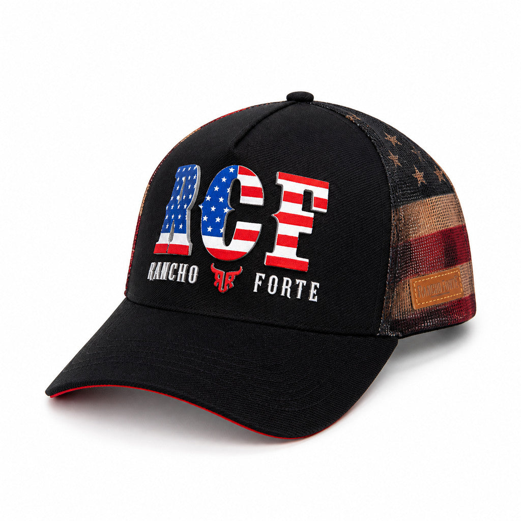 Boné Trucker Country Sublimado USA RCF