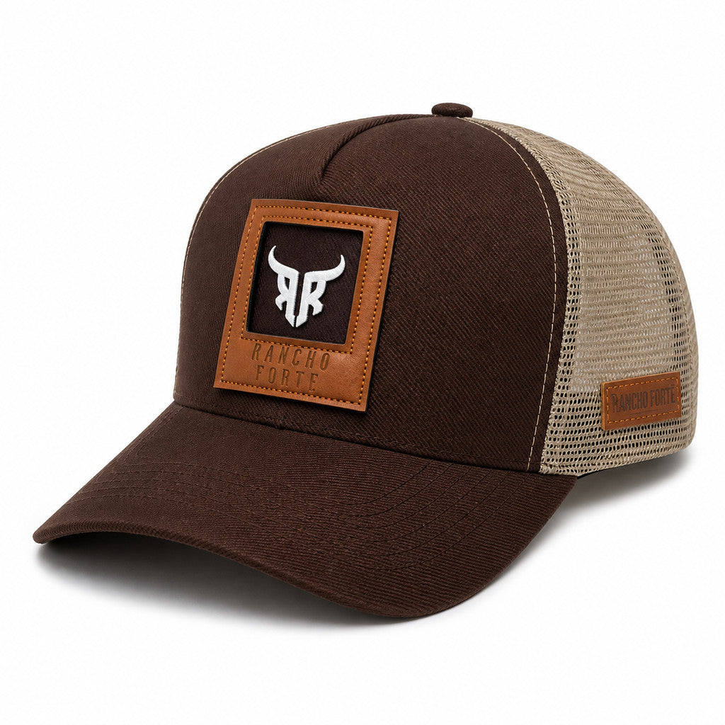 Boné Country Rancho Forte Fazendeiro Trucker Masculino