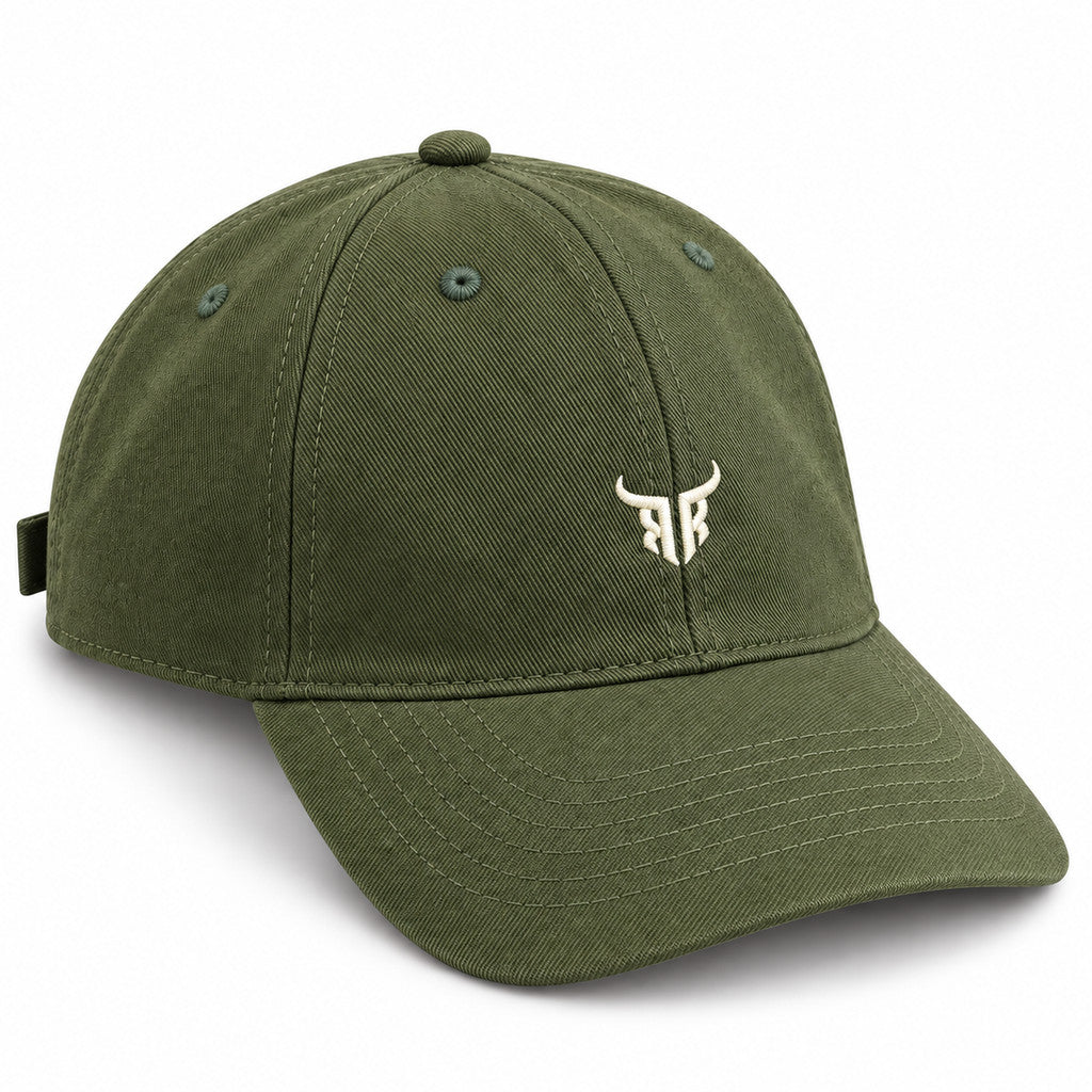 Boné Country Dad Hat Touro Aba Curva Sarja Bordado 6 Gomos Ajustável Unissex