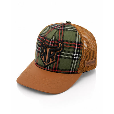 Boné Rancho Forte Sertanejo Trucker Xadrez