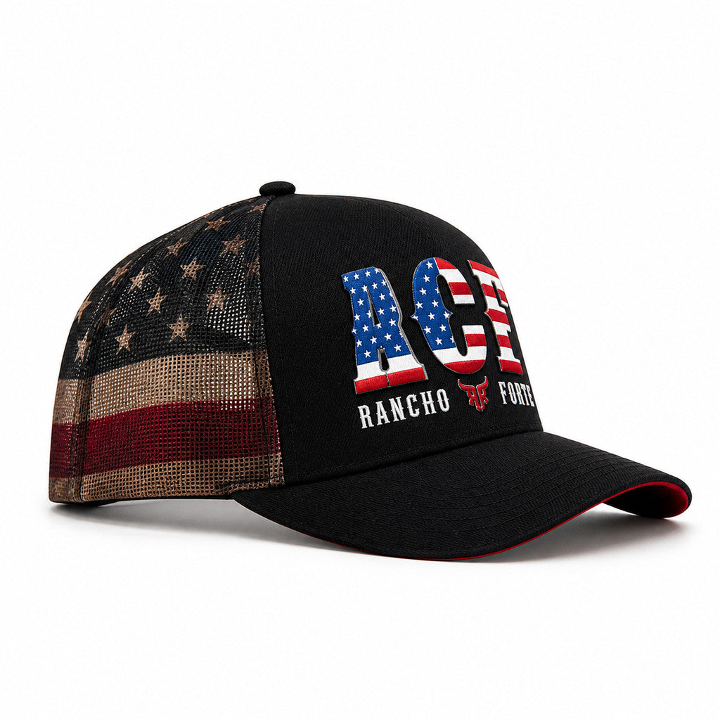 Boné Trucker Country Sublimado USA RCF