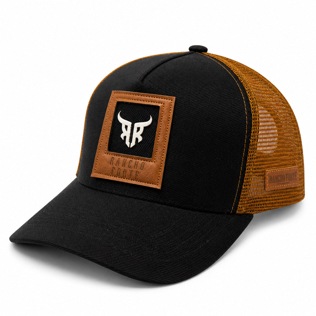 Boné Country Rancho Forte Fazendeiro Trucker Masculino
