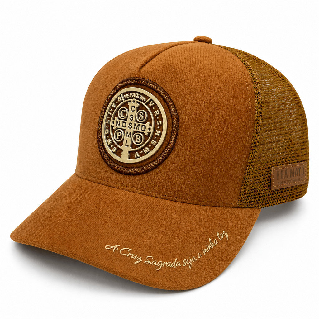 Boné Country Rancho Forte Medalha São Bento