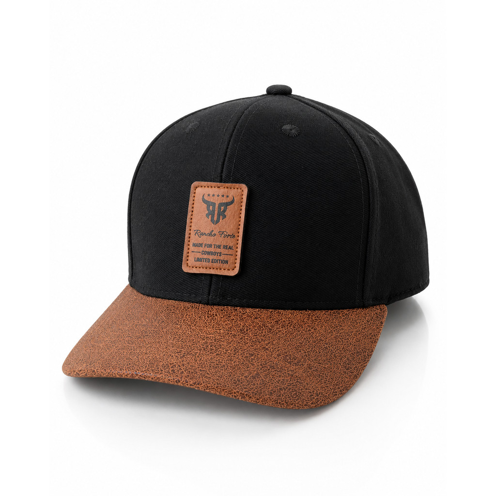Boné Rancho Forte Country Aba Curva Patch